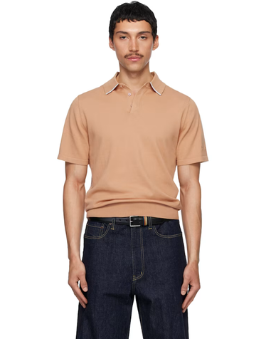 [해외직구] 폴스미스 탠 코튼 폴로 셔츠 M1R 777Z V03022 14 TP873123848