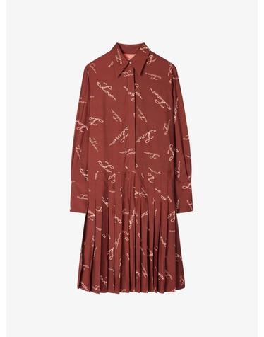 [해외직구] 26 FW 폴스미스 버건디 러브 프린트 셔츠 드레스 W1R724DW11266 TP460191447