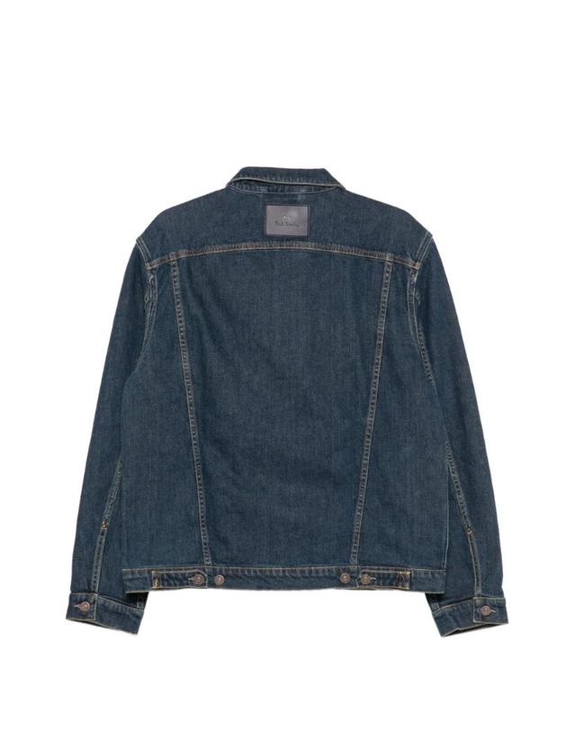 폴스미스 [해외직구] 26 FW 폴스미스 배색 스티치 데님 재킷 M2R504PW21841 TP456686914 착용컷