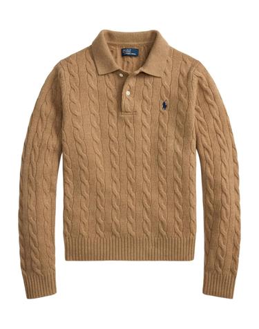 [해외직구] 폴로 랄프로렌 cable knit polo sweater 12173475283208 TP725279794