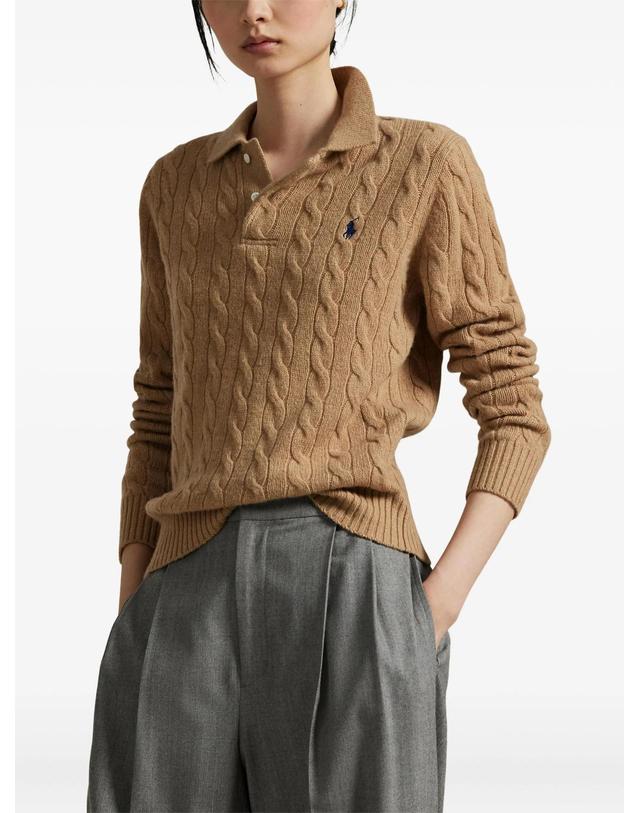 폴로 랄프로렌 [해외직구] 폴로 랄프로렌 cable knit polo sweater 12173475283208 TP725279794 착용컷