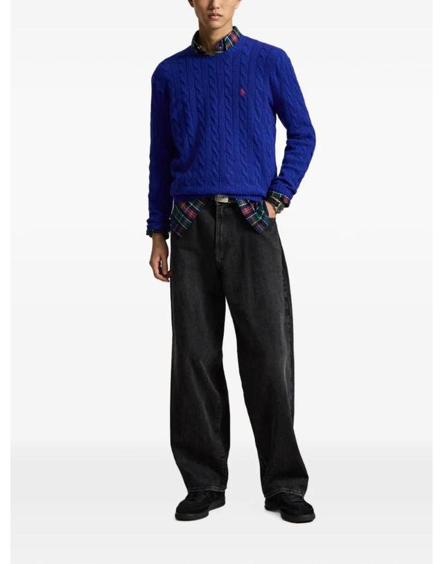 폴로 랄프로렌 [해외직구] 26 FW 폴로 랄프로렌 cable knit wool cashmere jumper 710876762509 TP458309278 착용컷