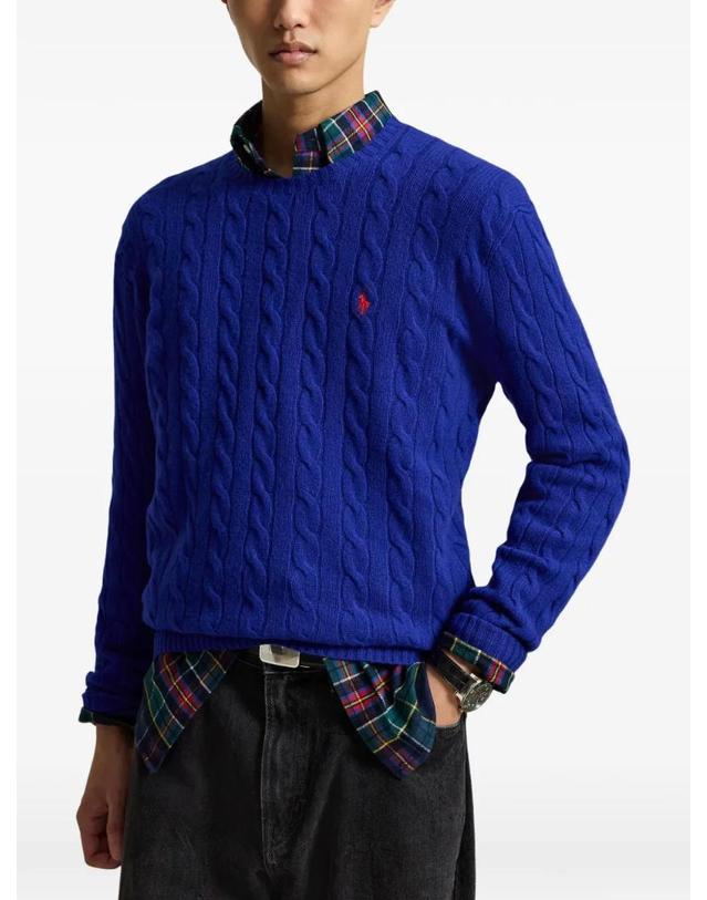 폴로 랄프로렌 [해외직구] 26 FW 폴로 랄프로렌 cable knit wool cashmere jumper 710876762509 TP458309278 착용컷