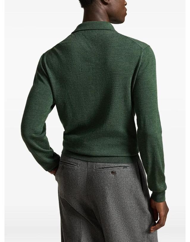 폴로 랄프로렌 [해외직구] 26 FW 폴로 랄프로렌 washable wool polo collar jumper 710941104501 TP457948105 착용컷
