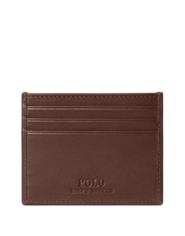 폴로 랄프로렌 [해외직구] 26 FW 폴로 랄프로렌 Polo Bear leather card case 405P16242001 TP460034291 착용컷