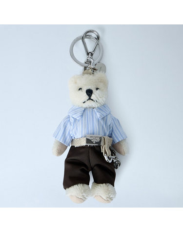 [해외직구] 26 FW 프라다 Teddy Bear 테디 베어 참 팬던트 키링 2TO065 2HMA F0009