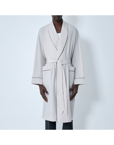 [해외직구] 26 FW 프라다 Limestone Robe 라임 스톤 벨트 로브 코트 VT8054 17DJ F0A08