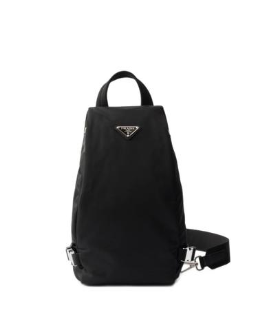 [해외직구] 프라다 Re Nylon and 사피아노 leather backpack 12296553988360 TP725716211