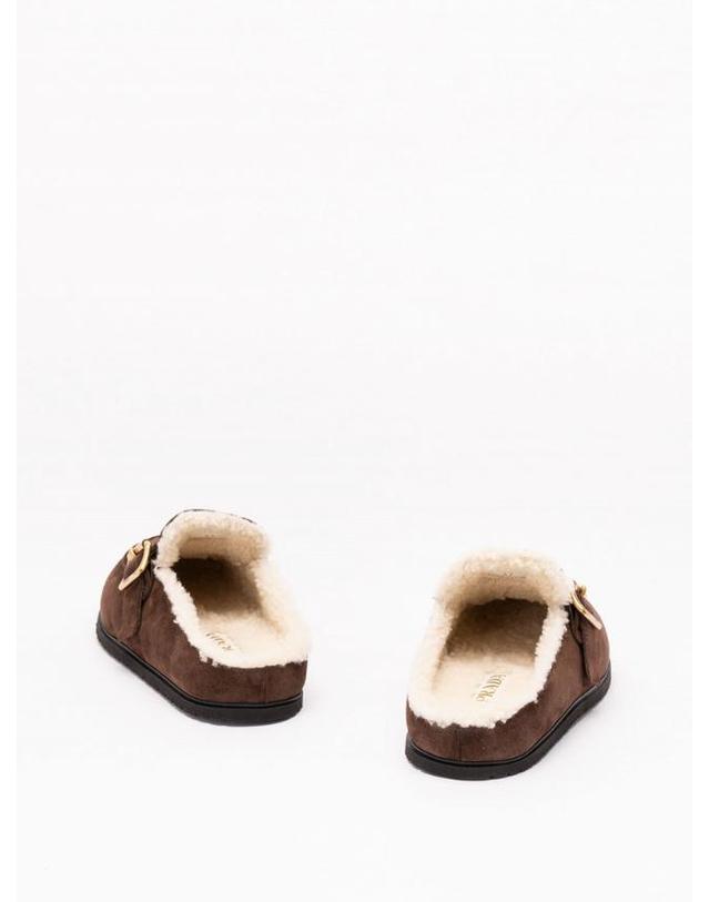 프라다 [해외직구] 26FW 프라다 Suede 앤 시어링 뮬 1R548OJFTFZF10F0003 TP580631857 착용컷