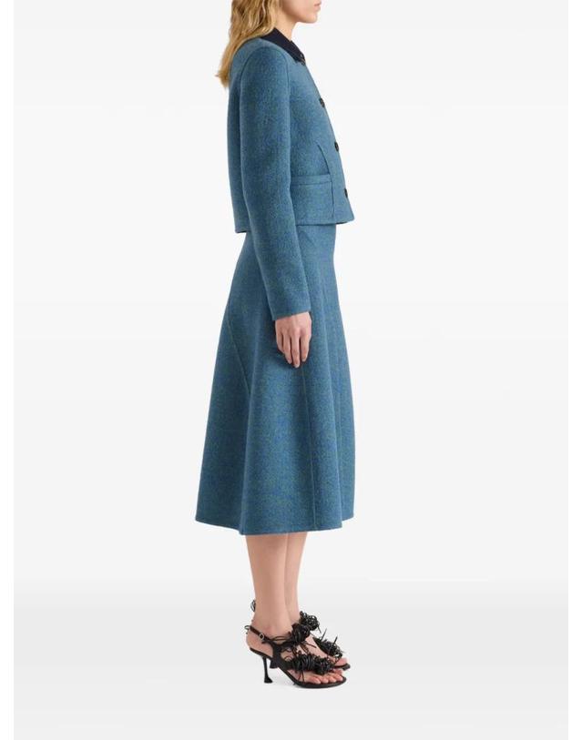 프로엔자슐러 [해외직구] 26 FW 프로엔자슐러 Gaelle skirt in double face melange outerwear R2645000AW174 TP458293918 착용컷