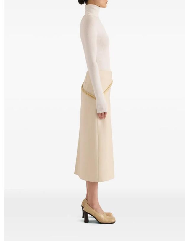 프로엔자슐러 [해외직구] 26 FW 프로엔자슐러 Justine skirt in bonded wool satin R2645006BW002E TP458486248 착용컷