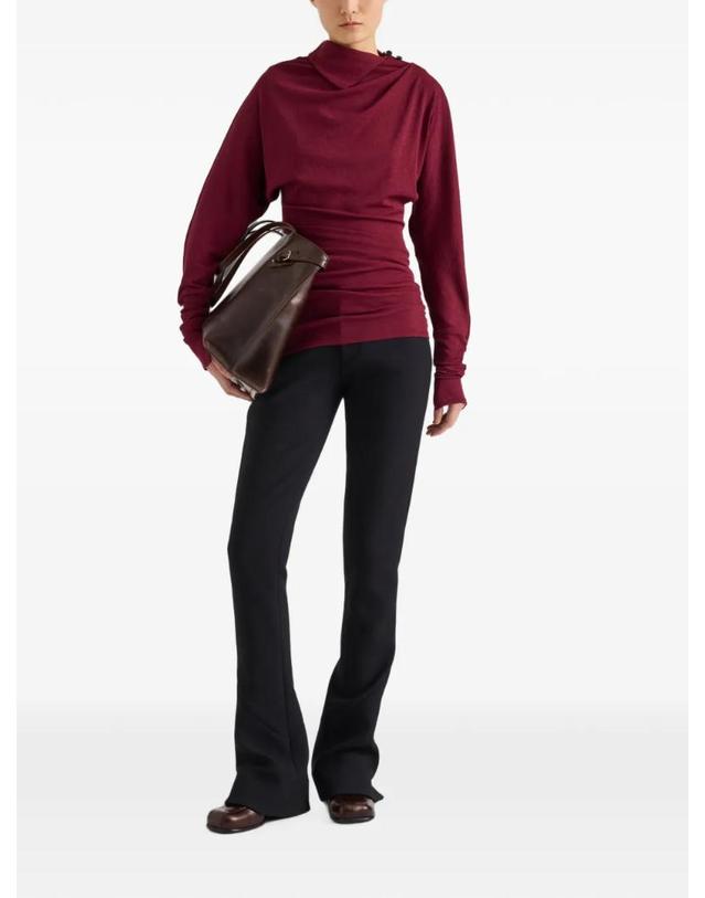 프로엔자슐러 [해외직구] 26 FW 프로엔자슐러 Golda top in gauzy jersey R2644015JY108S TP457751196 착용컷