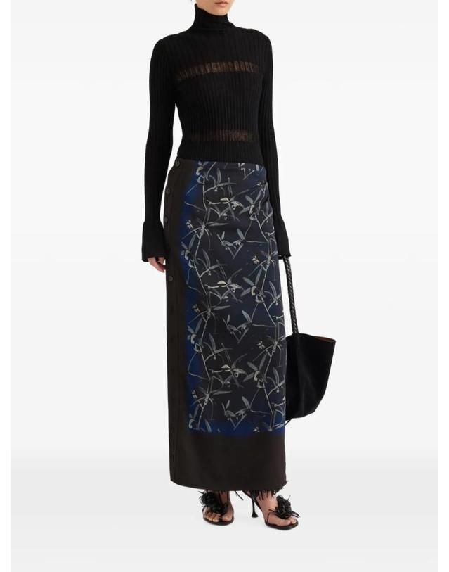 프로엔자슐러 [해외직구] 26 FW 프로엔자슐러 Anais skirt in printed stretch cady R2645007BYP376 TP458244266 착용컷