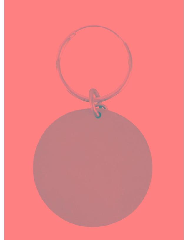 라프시몬스 [해외직구] 21SS 라프시몬스 CIRCLE 싱글 귀걸이 211981B650010082 TP572862167 착용컷