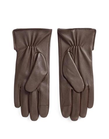 [해외직구] 26 FW 로렌랄프로렌 button detail leather gloves 454833083002 TP459165299