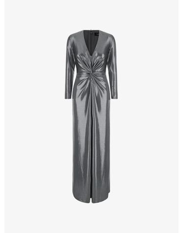 로렌 바이 랄프 로렌 [해외직구] 26 FW 로렌랄프로렌 metallic twist detail maxi dress 253B27580001 TP460122124