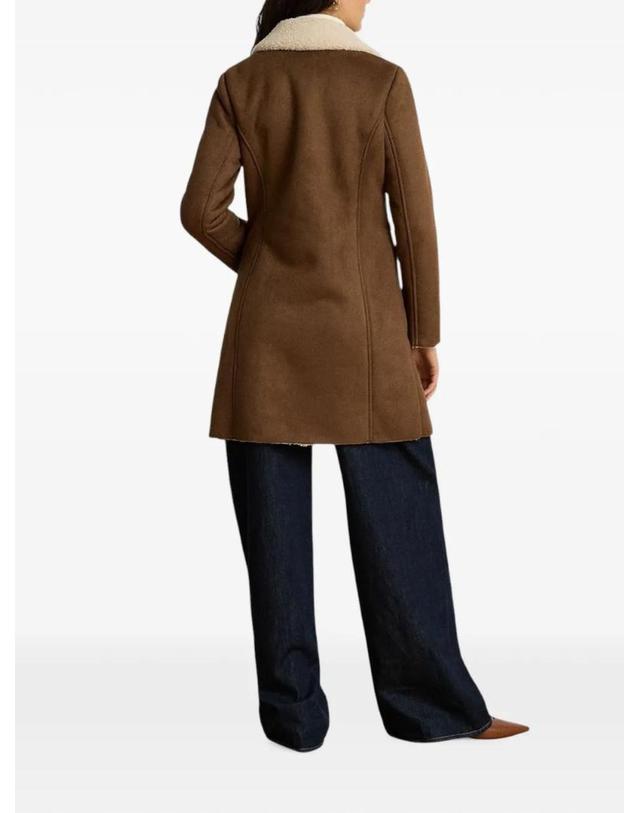 로렌 바이 랄프 로렌 [해외직구] 26 FW 로렌랄프로렌 shearling effect notch lapel coat 297P04121003 TP459263942 착용컷