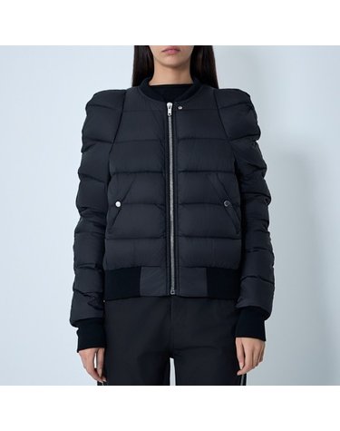 [해외직구] 26 FW 릭오웬스 Duvet 듀벳 스탠드 칼라 집업 퀼트 나일론 봄버 자켓 RP02E4777 NPD1 09
