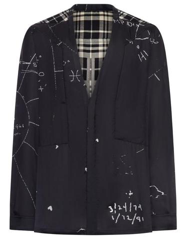[해외직구] 릭 오웬스 래리 체크 셔츠 RU01F2290KP1CP 09119PBLACKMILKBLACKPLAID TP979704452