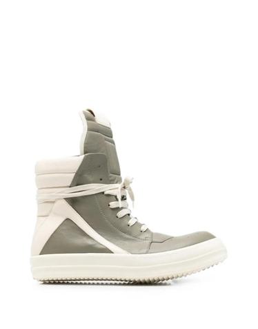 [해외직구] 26 FW 릭오웬스 지오바스켓 레더 스니커즈 RU02F4894LGYLCO TP456307425