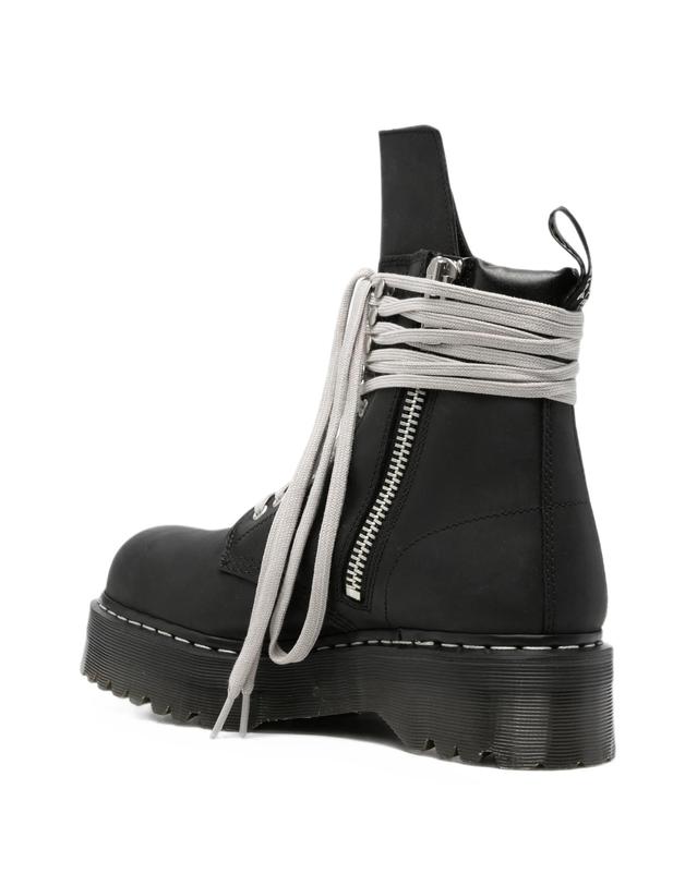 릭오웬스 [해외직구] 릭오웬스 x Dr Martens Quad steel toe combat boots 12317327425800 TP725747850 착용컷