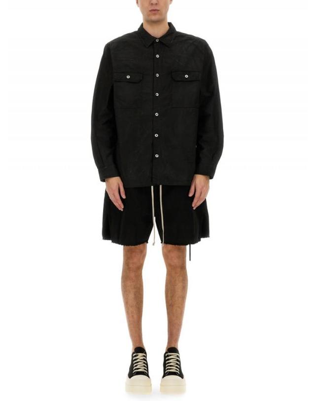 릭오웬스 [해외직구] 25SS 릭오웬스 ZIPPERED 복서 숏츠 DU01E3383CVS09 TP578285146 착용컷