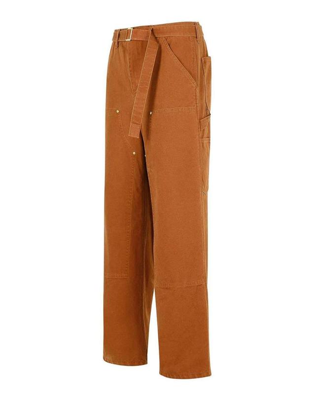 사카이 [해외직구] 25FW 사카이 Carhartt 워크 In Progress 브라운 코튼 팬츠 2500991S642 TP577688532 착용컷