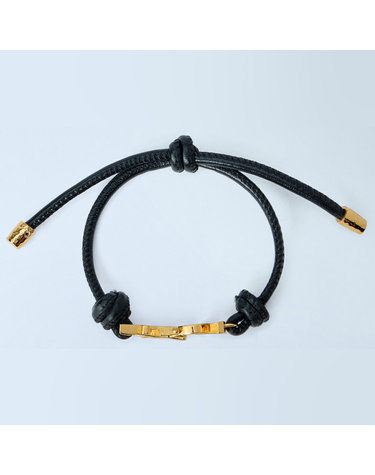 [해외직구] 26 FW 생로랑 Cassandre 카산드레 로고 링크 코드 브레이슬릿 861459 AAF9R 1000