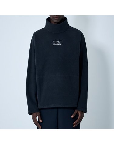 [해외직구] 26 FW 살로몬 MM6 마르지엘라 로고 스탠드 칼라 플리스 스웨트셔츠 SH0NH0019 M20140 899