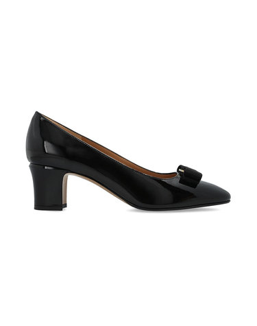 [해외직구] 26 FW 페라가모 바라 보우 블록 힐 펌프스 01L116VARA55790725