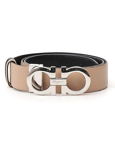 [해외직구] 26 FW 페라가모 간치니 4cm 뉴 비스크 리버시블 버클 벨트 23A564615282