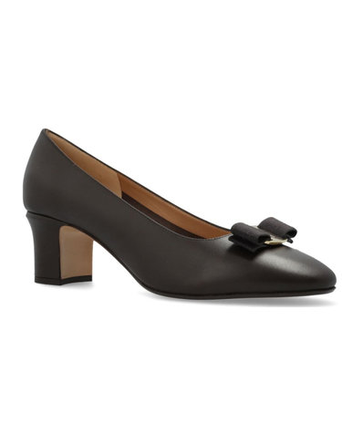 [해외직구] 26 FW 페라가모 바라 티 모로 라운드토 보우 힐 펌프스 01L116VARA55794388