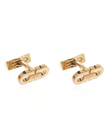 [해외직구] 26 FW 페라가모 더블 간치니 커프스 링크 ORO 7703850784855