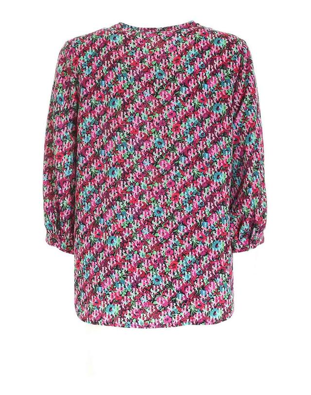 씨 바이 끌로에 [해외직구] 21FW 씨바이끌로에 프린트 폴리에스터 블라우스 CHS21WHT070269CB TP572858414 착용컷