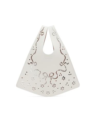 [해외직구] 시몬 로샤 오프 화이트 미니 레이저 컷 레이스 토트백 BAG226 0840 TP876753642