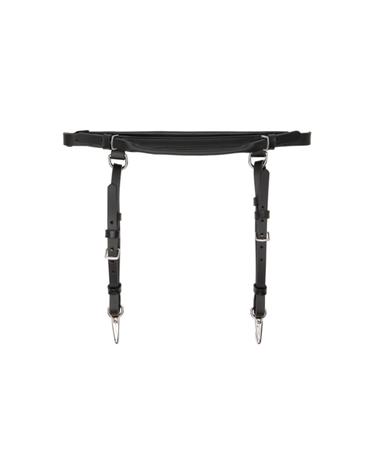 [해외직구] 시몬 로샤 블랙 더블 루프 태슬 브리들 벨트 BBELT4T M 0839 TP877673066