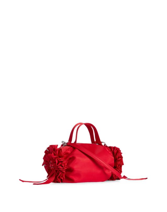 시몬로샤 시몬 로샤 [해외직구] 시몬 로샤 Turbo embellished mini double ribbon rosette bag 12237194035464 TP724632651 착용컷
