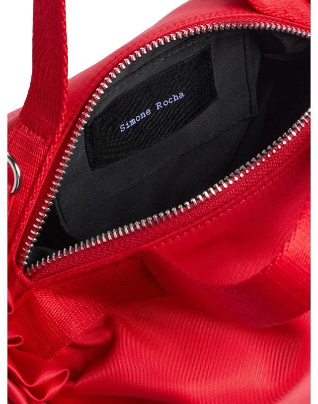 시몬로샤 시몬 로샤 [해외직구] 시몬 로샤 Turbo embellished mini double ribbon rosette bag 12237194035464 TP724632651 착용컷