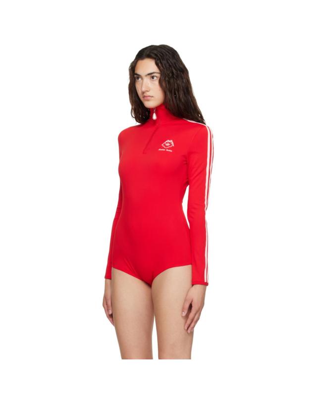 시몬로샤 시몬 로샤 [해외직구] 시몬 로샤 레드 adidas Originals 바디수트 KQ6962 TP878057294 착용컷