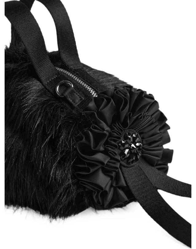 시몬로샤 시몬 로샤 [해외직구] 26 FW 시몬 로샤 더블 핸들 토트 백 BAG223B0815BLACKBLACK TP458230223 착용컷