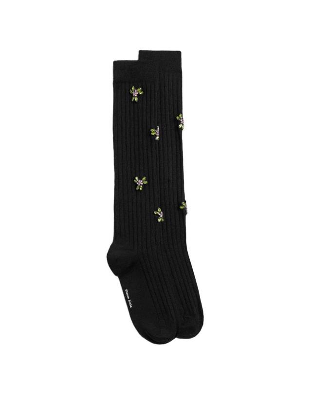 시몬로샤 시몬 로샤 [해외직구] 26 FW 시몬 로샤 장식 골지 니트 양말 SOCK69TB0647 TP460317969 착용컷