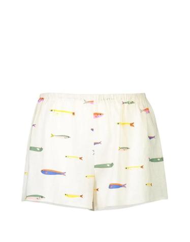 [해외직구] 26 FW 스타우드 fish print linen shorts R25P4118PL TP460069549