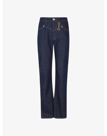 [해외직구] 26 FW Stella McCartney 로고 참 스트레이트 진 6D05223SQH81 TP457341071