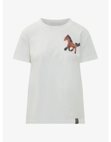 [해외직구] 26 FW Stella McCartney 홀스 프린트 티셔츠 6J02733SQA83 TP455497569