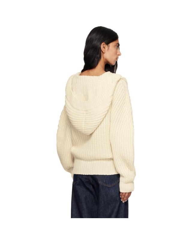 스텔라 매카트니 [해외직구] 26 FW Stella McCartney 베이지 청키 골지 후드 가디건 262471F095000 착용컷