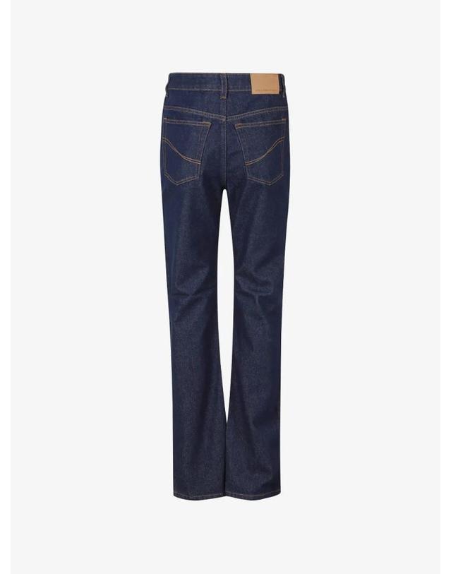 스텔라 매카트니 [해외직구] 26 FW Stella McCartney 로고 참 스트레이트 진 6D05223SQH81 TP457341071 착용컷