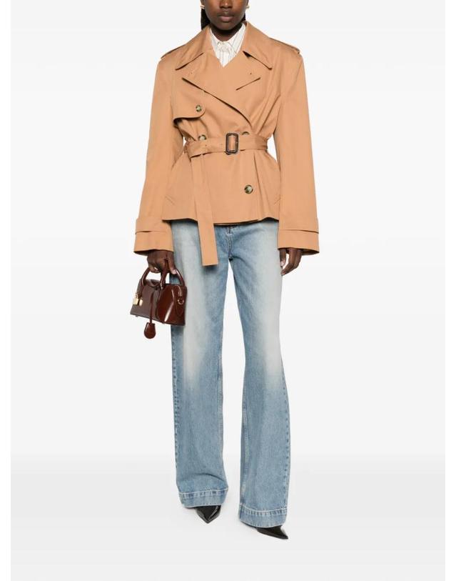 스텔라 매카트니 [해외직구] 26 FW Stella McCartney 벨트 더블 브레스티드 재킷 6700573CU403 TP454295579 착용컷