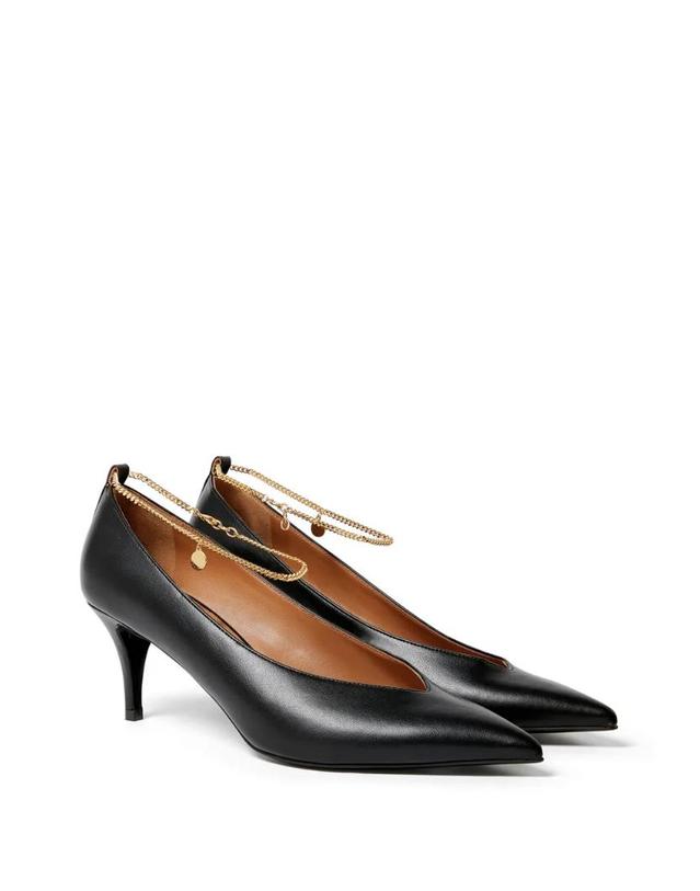 스텔라 매카트니 [해외직구] 26 FW Stella McCartney 체인 링크 포인티드 토 펌프스 810705E00291 TP456628252 착용컷