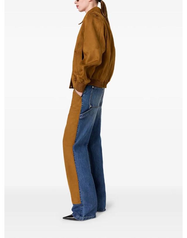 스텔라 매카트니 [해외직구] 26 FW Stella McCartney 패널 스트레이트 진 6D04033SQH25 TP454350351 착용컷