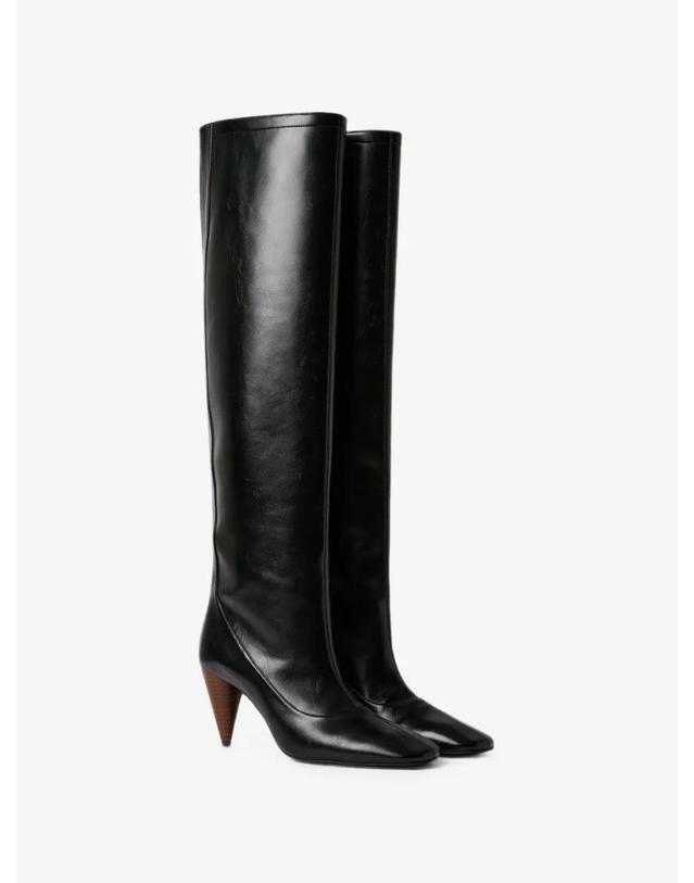 스텔라 매카트니 [해외직구] 26 FW Stella McCartney 스퀘어 토 싸이하이 부츠 810760W0U70 TP458488730 착용컷